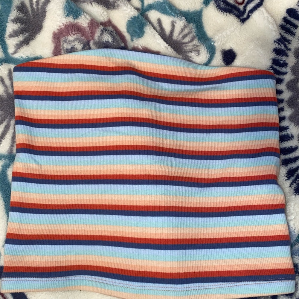 Striped American Eagle tube top